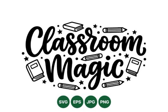 Classroom Magic: A Versatile Graphic Design Asset for Local Business Branding
