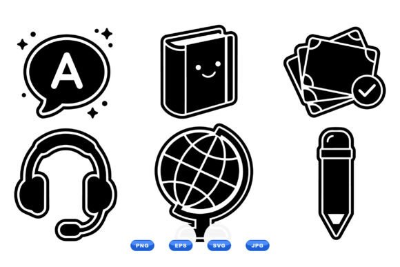 Education Icon Clipart Pack for Crafts and Graphics: A Brand Designer’s Take