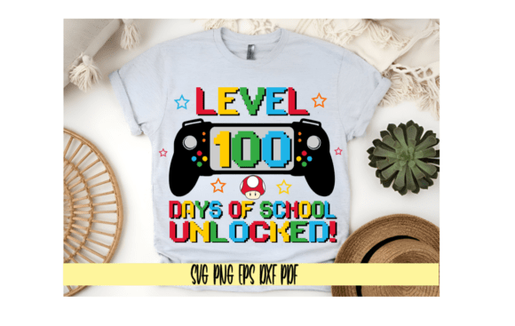 Level 100 Days of School Unlocked Graphics