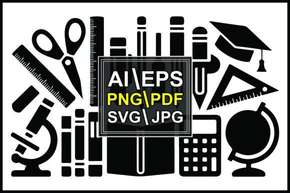 Reviewing Silhouette School Supplies Graphics for Real Crafting