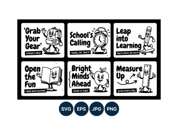 School Themed Characters with Quotes: A Designer’s Honest Take